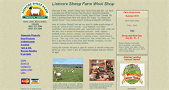 Desktop Screenshot of lismoresheepfarmwoolshop.com